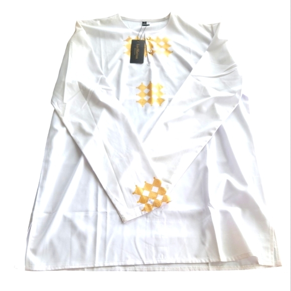 Luc Matton size XL white and gold - Picture 3 of 14